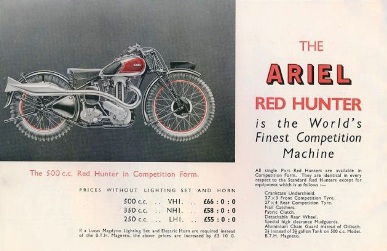 Ariel Red Hunter 1933 | Vintage & Veteran Motorcycles